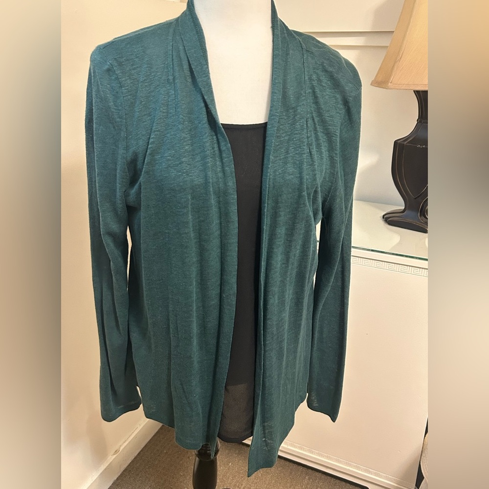 Green Light Open Cardigan